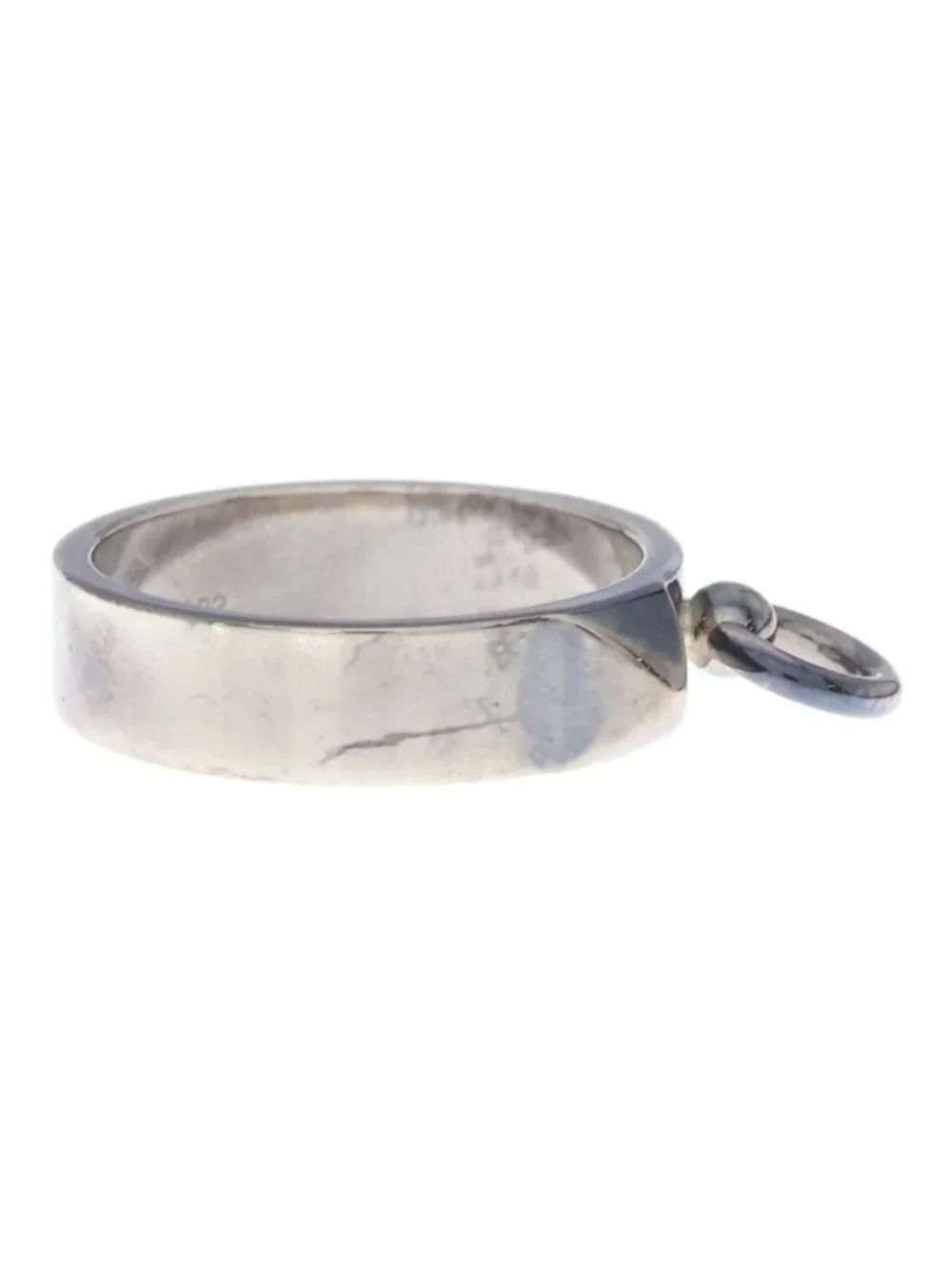 Hermes Collier de Ring Gunmetal Silver